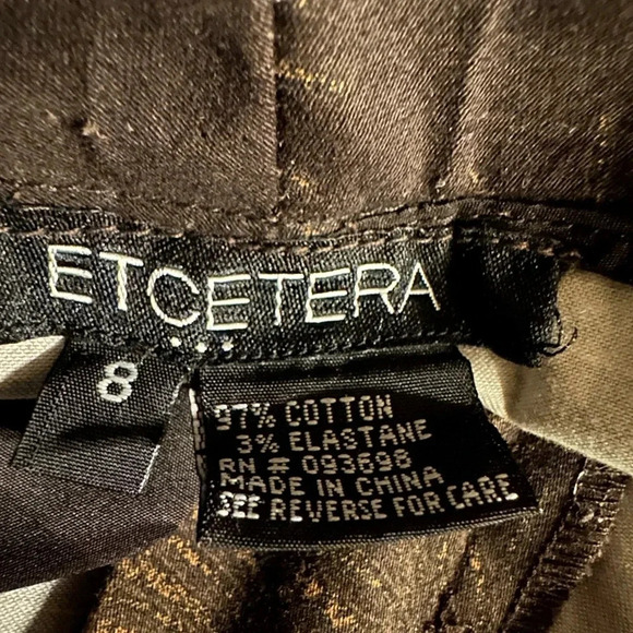 Etcetera cropped pants size 8 - Picture 8 of 10
